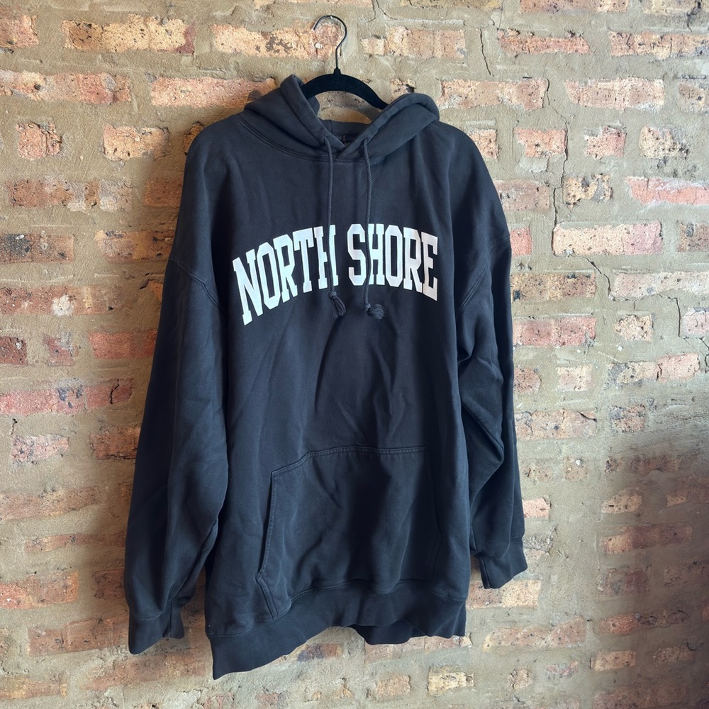 Brandy Melville Black North Shore Hoodie